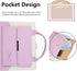 Cute Case for iPad 6th / 5th Generation 9.7 Inch 2018/2017 - iPad Air 2 / 1st - iPad Pro 9.7 2016, Smart Slim Handbag Leather Cover with Stand Poc...