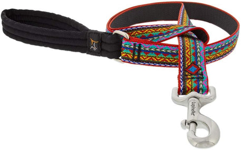 Lupine Dog Leash 1" Wide El Paso Design 6-Foot Long with Padded Handle...