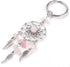 KISSITTY 30-Pieces Dream Catchers Gemstone Charm Pendants Handmade Dangling with Mixed Color Natural Chip Gemstone 107mm Filigree Ethnic Ornament ...