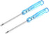 uxcell Mini Slotted Screwdriver, 2.0mm Flat Head 65mm Length for Small Appliances Repair, 2 Pcs...