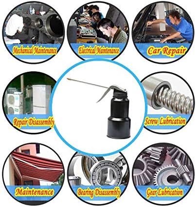 Pump Oiler Can Professional Level 8OZ Capacity?250ML? Pump Oiler with Handle and 6" Metal Spout...