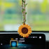 YGMONER Sunflower Car Interior Rear View Mirror Hanging Accessories Car Decor for Women...