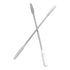 Stainless Steel Lab Laboratory Mini Double-Ended Spatula Semi-Micro Shovel Conical Arrow End Flat End -4PCS...