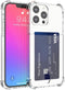 for iPhone 13 Pro Clear Card Case, Protective Shockproof TPU Slim Wallet Case with Card Holder Compatible with MagSafe...