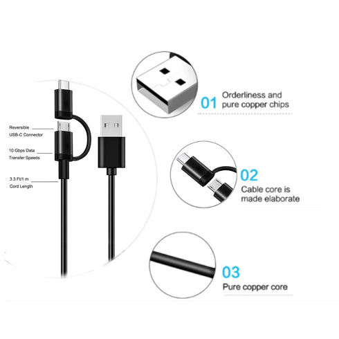 Mirco USB C Charger Charging Cable Cord Compatible for BlueParrott B650-XT B550-XT B450-XT B350-XT S450-XT B250-XTS C300 C400-XT Headset, Jabra El...