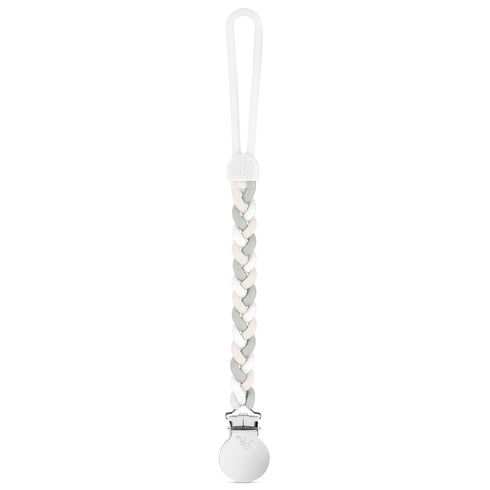 Ryan & Rose Cutie Clip Braiden Pacifier Clip - Braided Silicone (Sandbox)...