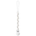 Ryan & Rose Cutie Clip Braiden Pacifier Clip - Braided Silicone (Sandbox)...
