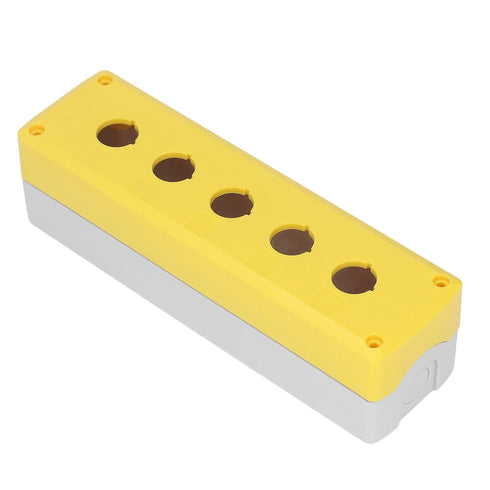 Hyuduo Push Button Box Control Station Case Switch Shell Waterproof Casing 5 Holes for Equipment......