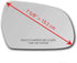 New Replacement Mirror Glass with Full Size Adhesive for Audi A3 A4 A5 S4 S5 Passenger Side View Right RH See Notes...