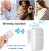 Wireless Doorbells, Over 150M Range and 38 Melodies, IP44 Waterproof Doorbell Kit and Mute Mode, CD Quality Sound and LED Flash, for Home Office C...