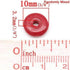 1000 Multicolor Round Rondelle Disc Wood Beads 10mm x 4mm with 3.2mm Hole...