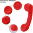Cordless Telephone Handset, Retro Wireless Mobile Phone Telephone Handset Receivers Headphones Radiation Proof Stereo Convenient Call Cell Phone(R...