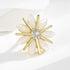 Rhinestone Flower Brooch for Women Crystal Flower Brooches Pin Rhinestone Flower Lapel Pin Valentine's Day Mother's Day Gift for Wife Mother...