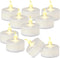 Flameless LED Tea Light Candles: 24 Pack Battery - Powered Fake Candles,Batteries Included,Unscented,for Seasonal & Festival Celebration,Warm Whit...