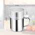 Stainless Steel Dredge Shaker Spice Shakers with Handle Powdered Sugar Shaker Pepper Shakers 6 Oz Metal Salt Shaker with Holes and Lid Fine Powder...