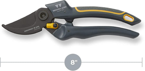 Co. Duralight Compact Adjustable Bypass Pruning Shears, Gardening Hand Pruner, Plant Shears, Flower Clippers, Secateurs (05-2002-100)...