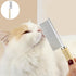 4 PACK Dog Cat Pet Comb Stainless Steel Cat Double-Sided Grooming Brush Professional Dog Grooming Comb Pet Hair Brush Cat Flea Comb for Long Short...