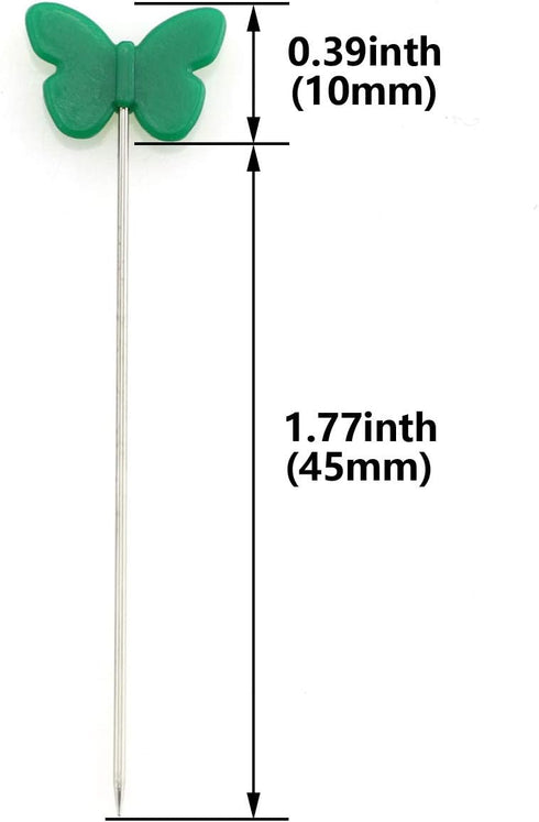 200pcs Flat Head Butterfly Sewing Straight Pins Patchwork Quilting Pins Dressmaking Sewing Accessories DIY Crafts...