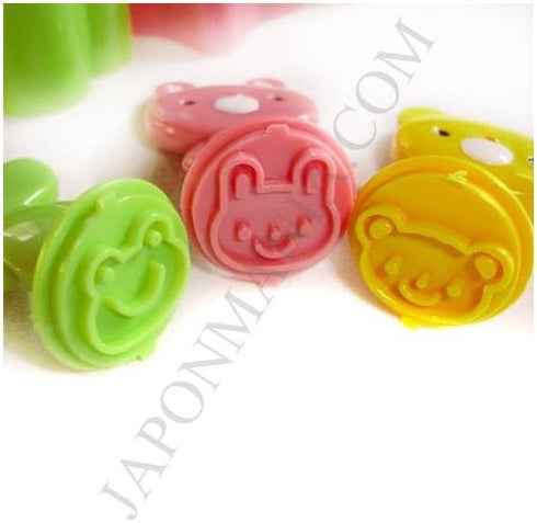 Torune TOR-P-2817 Flower, Round, Star Shaped Bread Cutter Set with Animal Press...