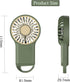 Personal Fans Mini Handheld Fan,Portable Hand Fan with USB Rechargeable,3 Speeds Adjustable,2 in 1 Small Personal Fan,Desk Fan Portable Handheld F...