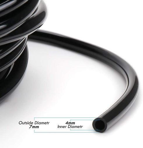 Garden Irrigation Tubing,1/4" Blank Distribution Tubing 50ft Flexible Tubing,Watering Drip Automatic Irrigation Equipment Set for Garden Greenhous...