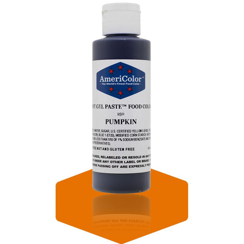 Americolor Soft Gel Paste Food Color, Pumpkin, 4.5 Ounce Bottle...
