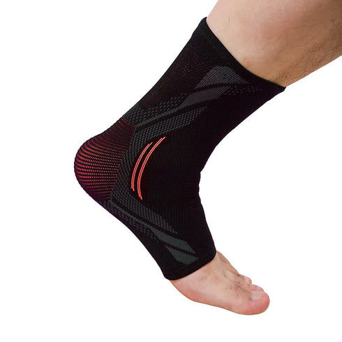 Ankle Brace Compression Support Sleeve for Injury Recovery and Joint Pain - Achilles Tendonitis Ankle Support, Plantar Fasciitis Foot Socks with A...