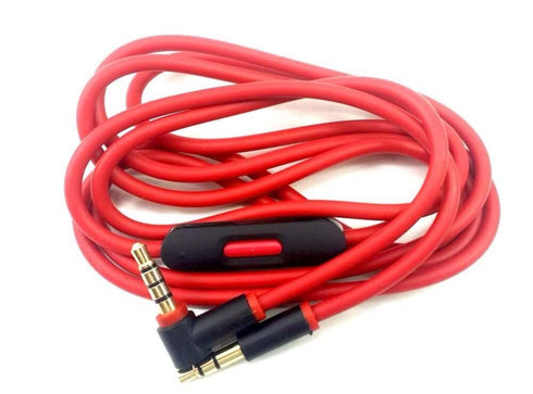 Replacement Audio Cable Cord Wire with in-line Microphone and Control Compatible with Beats Solo 2 Solo 3, Studio 3, Pro, Detox, Wireless, Mixr, E...