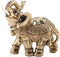 Feng Shui Elephant Statue Golden Collectible Wealth Lucky Elephant Figurine for Home Office Decoration Gift(Large)...