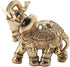Feng Shui Elephant Statue Golden Collectible Wealth Lucky Elephant Figurine for Home Office Decoration Gift(Large)...