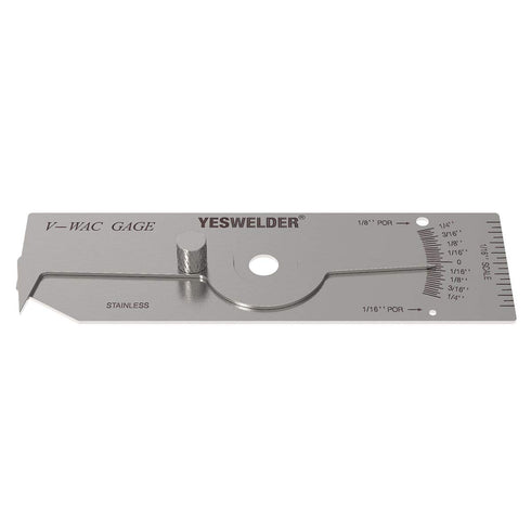 YESWELDER V-WAC Single Weld Gage Inch Inspection Gauge...