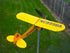 Piper J3 Cub Airplane Weathervane,3D Unique and Magical Metal Windmill Outdoor Wind Sculpture Kinetic Sculpture for Yard/Garden/Decor Decoration,G...