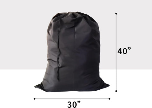 Extra Large Laundry Bag 3 Pack, Black, Travel Laundry Bags with Drawstring Closure, 30"x40", for college, dorm and apartment dwellers (3PCS Black)...