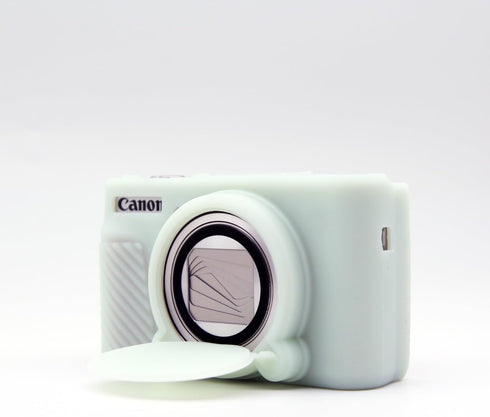 SX740 Camera Case, BMAOLLONGB Fullbody Thin Lightweight Silicone Camera Skin Body Rubber Cover Case for Canon PowerShot SX740 SX730 (Green)...