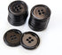 GANSSIA 1 Inch (25mm) Black Resin Buttons Sewing Flatback Button for Garment DIY Craft Decoration Pack of 50PCS...