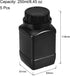 uxcell Plastic Lab Chemical Reagent Bottle, 250ml/8.45 oz Wide Mouth Sample Sealing Liquid/Solid Storage Bottles, Black 5pcs...