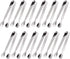 Ice Tongs Sugar Cubes Tongs - 12 Pack Stainless Steel Small Serving Tongs for Appetizers Coffee Tea Party...