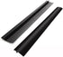 Stove Counter Gap Cover - Flexible Easy Clean Heat Resistant Wide & Long Gap Cap Fillers, Seals Spills Between Appliances, Furniture, Stovetop, Oven, Washer & Dryer, Set of 2 (Black, 21 Inches)