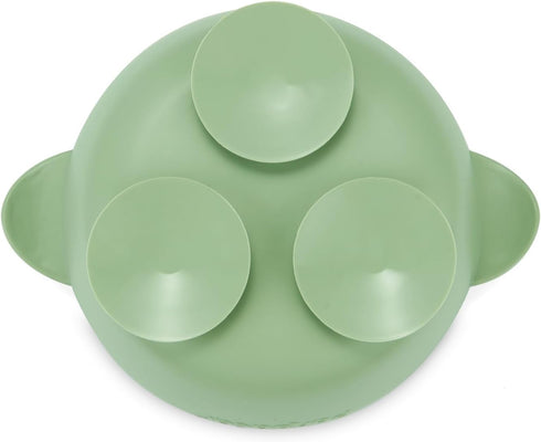 PandaEar 3 Pack Baby Suction Bowls, Stay Put Silicone Food Bowl Babies Led Weaning Supplies for Kids Toddlers, BPA-Free -Blue/Green/Brown...