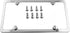 LFPartS Premium Slim Style Stainless Steel License Plate Frame (4 Holes, Polished Mirror Finish)...