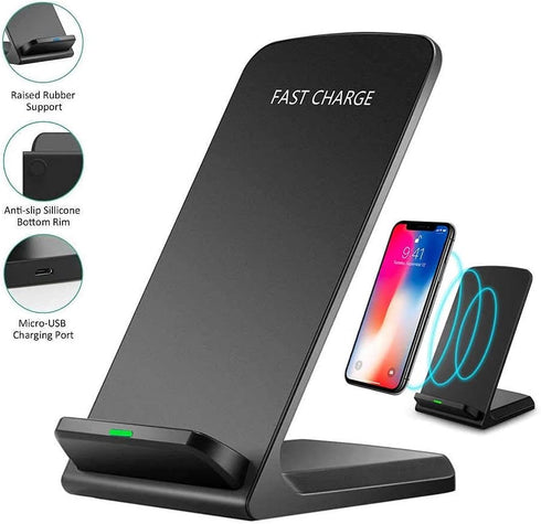 UrbanX Wireless Charger Stand, Qi-Certified for Motorola Moto Maxx, 10W Fast-Charging (No AC Adapter)......