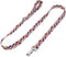 Dog Leash, Soft Breathable Nylon Dog Collar with Heavy Duty Quick Metal Clasp for Small Medium Large Dogs (S (Long 59", Width 0.6”), Rainbow)...