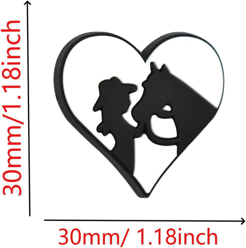 20PCS/Set Silicone Focal Bead Cowgirl Cute Loose Beads Accessory for DIY Keychains Bracelet Necklace Pens Lanyard Making...