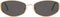 Retro Oval Sunglasses For Women Men Hexagonal Rectangle Metal Frame Sun Glasses AP3625...