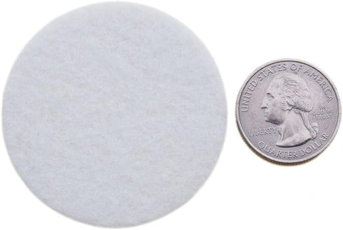 Playfully Ever After 2 Inch White 58pc Stiff Felt Circles...