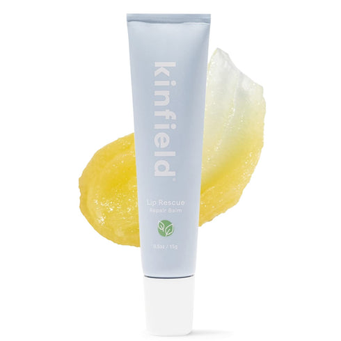 Kinfield Lip Rescue - Minty Tube Lip Balm - Moisturizing Lip Treatment for Dry, Chapped Lips - Untinted - Beeswax and Cruelty-Free Skincare - 0.5 ...