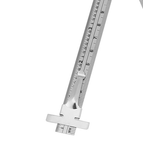 Taper Gap Gauge TOPINCN Stainless Steel Depth Ruler Hole Inspection Tool Dimensional Measurement...