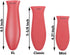 Silicone Hot Handle Holder, Potholder (Large Red) for Cast Iron Skillets, Pans, Frying Pans & Griddles, Metal and Aluminum Cookware Handles - Slee...