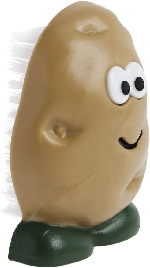 Joie Spud Dude Potato Brush, Vegetable and Fruit Scrubber, Produce Cleaner, Cute Kitchen Gadget, Dishwasher Safe...