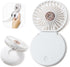 Handheld Fan, Portable Neck Fan, Folding fan,Attachment aromatherapy function 3 Speed Fan USB Rechargeable Fan Cute Design Fan for Stylish Kids Gi...